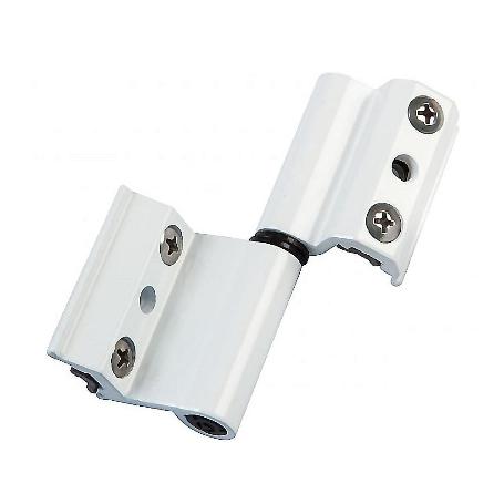 BISAGRA V2P EU ALUMINIO BLANCO IZQUIERDA