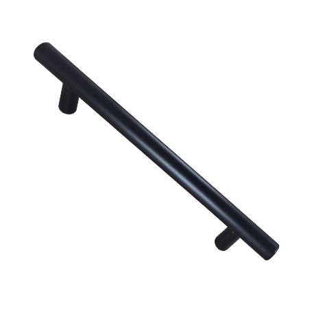 ASA DE 128 MM ACERO INOX 12 MM NEGRO MATE