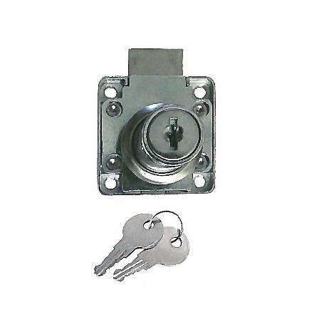 CERRADURA MUEBLE 26MM. CROMADA