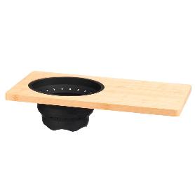 TABLA CORTE BAMBU + ESCURRIDOR