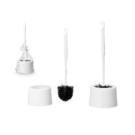 PORTAESCOBILLAS BLANCO PLASTICO