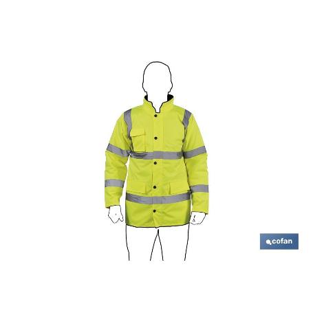 PARKA DE ALTA VISIBILIDAD MODELO ALDEBARÁN AMARILLO TALLA XL