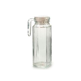 JARRA VIDRIO FRIGO CUADRADA 1 LITRO