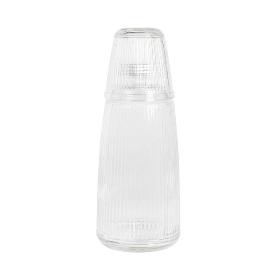 BOTELLA VIDRIO + VASO ROSCA 1 LITRO