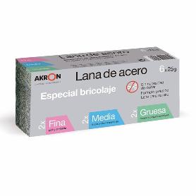 LANA ACERO 2XFINA 2XMEDIA ,2XGRUESA 25GR