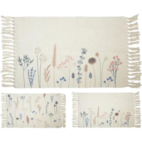 ALFOMBRA FLECOS RAMAS 60X90 CM SURTIDA