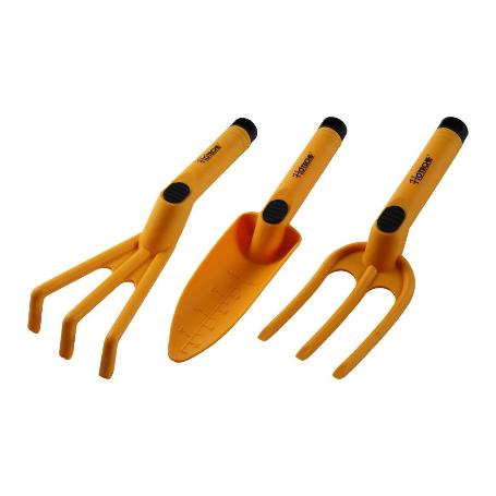 HERRAMIENTAS JARDINERIA PLASTICO 3 PIEZAS