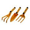 HERRAMIENTAS JARDINERIA PLASTICO 3 PIEZAS