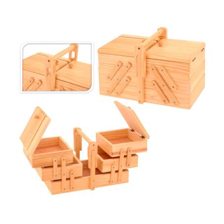 COSTURERO MADERA PINO 30X18,5X19 CM