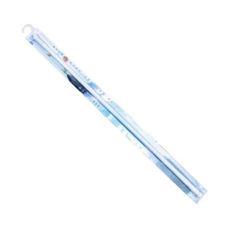 BARRA CORTINA BAÑO 140/260 CM BLANCA