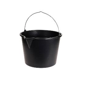 CUBO NEGRO PICO ASA METAL 20 L