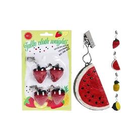PINZAS SUJETAMANTELES FRUTAS SURTIDAS