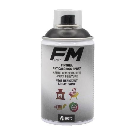 PINTURA SPRAY ANTICALORICA NEGRA 600º 250ML