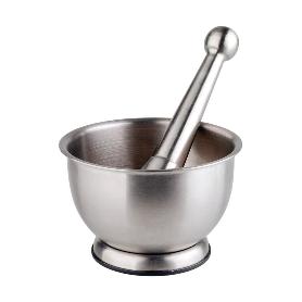 MORTERO INOXIDABLE CON MANO 2702