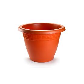 MACETA REDONDA 20X20X15CM MARRON 11276