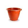 MACETA REDONDA 47X47X37CM MARRON 11421