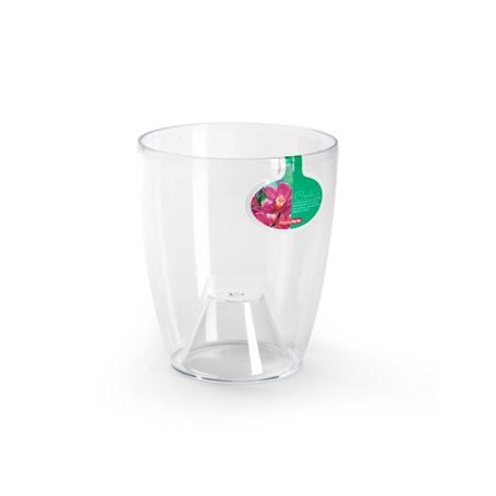 MACETA TRANSPARENTE ORCHID 12,5X17 CM