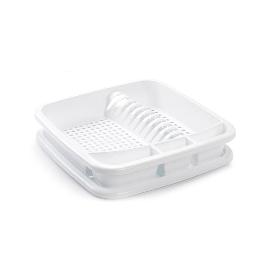 ESCURREPLATOS CUADRADO BLANCO