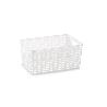 CESTA MIMBRE 33X22 CM 10 LITROS BLANCA