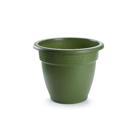 MACETA REDONDA 25X25X19 CM VERDE