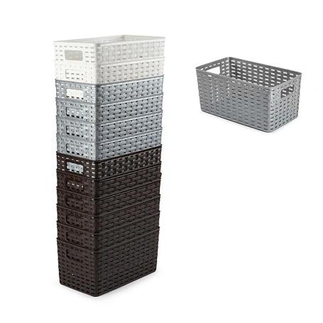 CESTA RATTAN N1 5L 28X15 CM SURTIDA