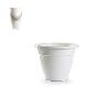 MACETA REDONDA 20X20X15 CM BLANCA 1127601