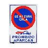 CARTEL 3072 PROHIBIDO APARCAR SE AVISA GRUA