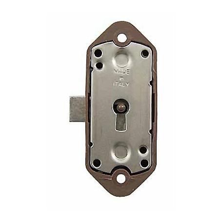 CERRADURA ARMARIO 93-B MARRON SIN LLAVE SIN ACCESORIOS