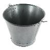 CUBO CHAPA GALVANIZADO ASA LISA 30 CM 10 L