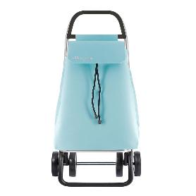 CARRO COMPRA SAQUET LN 4 RUEDAS CELESTE