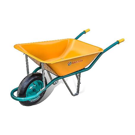 CARRETILLA OBRA AMARILLA EURO 90L R/ NEUMATICA