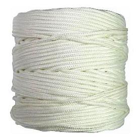 CUERDA TRENZADA 4MM.  BLANCA 200MT