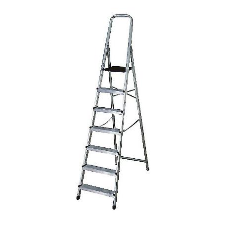 ESCALERA ALUMINIO 7 PELDAÑOS HOGAR EN131