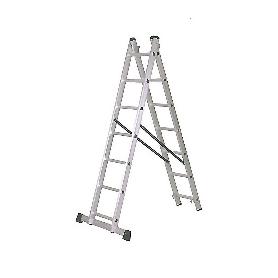 ESCALERA ALUMINIO INDUSTRIAL DOBLE 7 P.