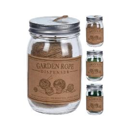 CUERDA JARDIN CON TARRO VIDRIO