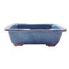 MACETA BONSAI CERAMICA AZUL BRILLO N2 22X15 CM