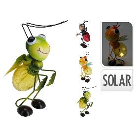 INSECTO LUZ SOLAR 14X28X16 CM SURTIDO