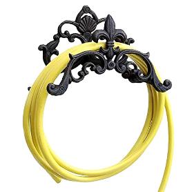 PORTAMANGUERAS FUNDICION FLOR DE LIS 28X22X18 CM