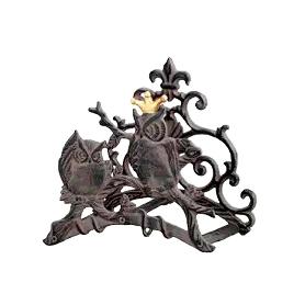 PORTAMANGUERAS FUNDICION BUHOS 31X25X37 CM