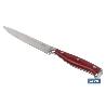 CUCHILLO VERDURAS  HOJA13CM MODELO AGUACEJO ROJO