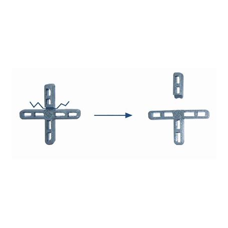 CRUCETAS PLASTICO  5 MM.