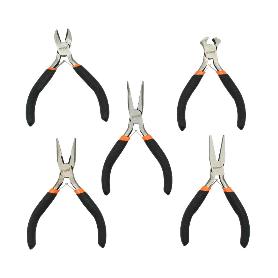 JGO 5 ALICATES MINI SURTIDOS C/ VANADIO