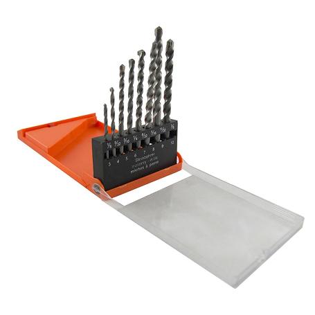 BROCAS DE WIDIA 3  A 10 MM  (8 BROCAS)