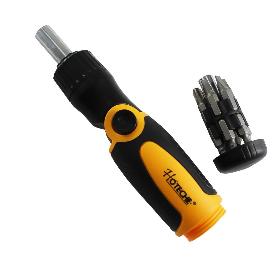 DESTORNILLADOR RATCHET + 12 PUNTAS