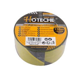 CINTA SEÑALIZACION AMARILLA/NEGRA 50MM 150MT