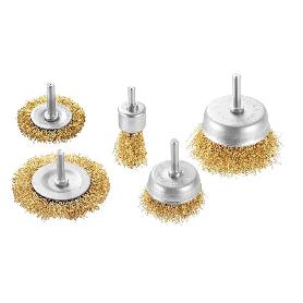 CEPILLO ALAMBRE CON EJE SURTIDOS 5UD