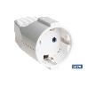 BASE ENCHUFE AEREA BLANCA (16A-250V)