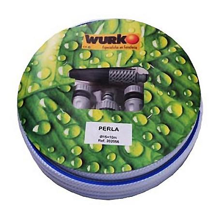 MANGUERA PERLA TRICOTADA 15MM + ACCES.