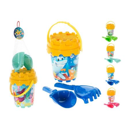 CUBO PLAYA 4 PIEZAS SURTIDO