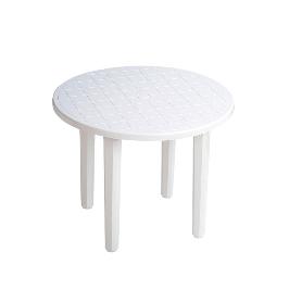 MESA RESINA REDONDA 90 CM BLANCA 4024